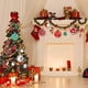thumbnail image 4 of 42 Pcs Christmas Ball Ornaments, Hanging Baubles Balls Ornaments, Decoration Set, Delicate Xmas Theme Painting & Glittering Pendants Decorative Red-Gr, 4 of 5
