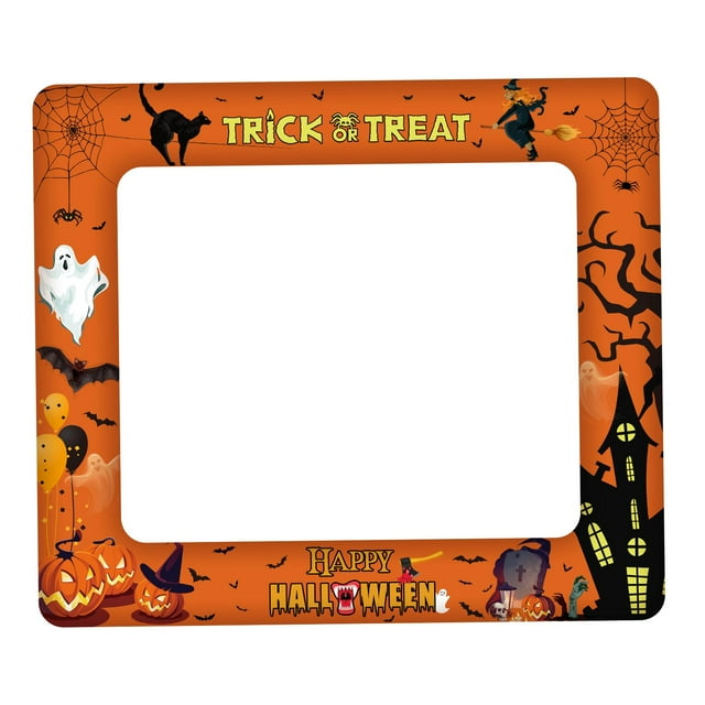 Prop de marco de fotos, accesorios de de fotos, favor de fiesta ligero, marco de fotos inflable portátil de Halloween para la familia, Sunnimix Marco de fotos inflable