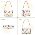 thumbnail image 7 of FORMRS Womens Shoulder Bag with Chain Strap Clutch Purse Cute Tote Handbag, Red Butterflies, 7 of 7