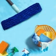 thumbnail image 6 of Kleen Handler 24" Microfiber Dust Mop Head Refill, Medium Washable Commercial Mop Head Replacement, Blue (Pack of 1), 6 of 10