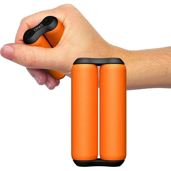 Orange ABS Junior ONO Roller - Handheld Fidget Toy for Adults and Kids | Help Relieve Stress, Anxiety, Tension | Promotes Focus, Clarity | Compact, Portable Design