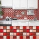 thumbnail image 5 of Ounissouiy Pegatina de azulejos de mosaico, cubiertas de transferencia de simulación estéreo, papel tapiz a prueba de polvo, película impermeable de Decoración del hogar tipo 5 Ounissouiy HA064275-05, 5 of 6
