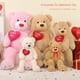 thumbnail image 3 of Oso de peluche BENINY Giant de 52 cm con corazón marrón, 3 of 9