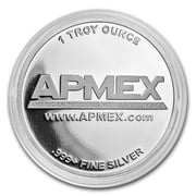 1 oz Silver Colorized Round - APMEX (American Flag)