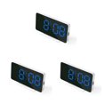 thumbnail image 1 of Reloj Despertador Digital LED Bearachild Snooze Pantalla Temperatura Azul 3Conjunto, 1 of 6