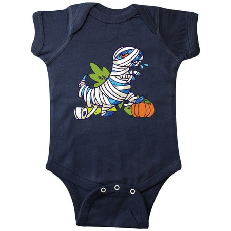 

Inktastic Halloween Dinosaur Mummy Gift Baby Boy or Baby Girl Bodysuit