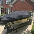 thumbnail image 3 of Waterproof Boat Cover, Heavy Duty 210D Marine Grade Trailerable Bass Boat Covers, Durable and Tear Proof, All-Weather Outdoor Protection, 3 of 8