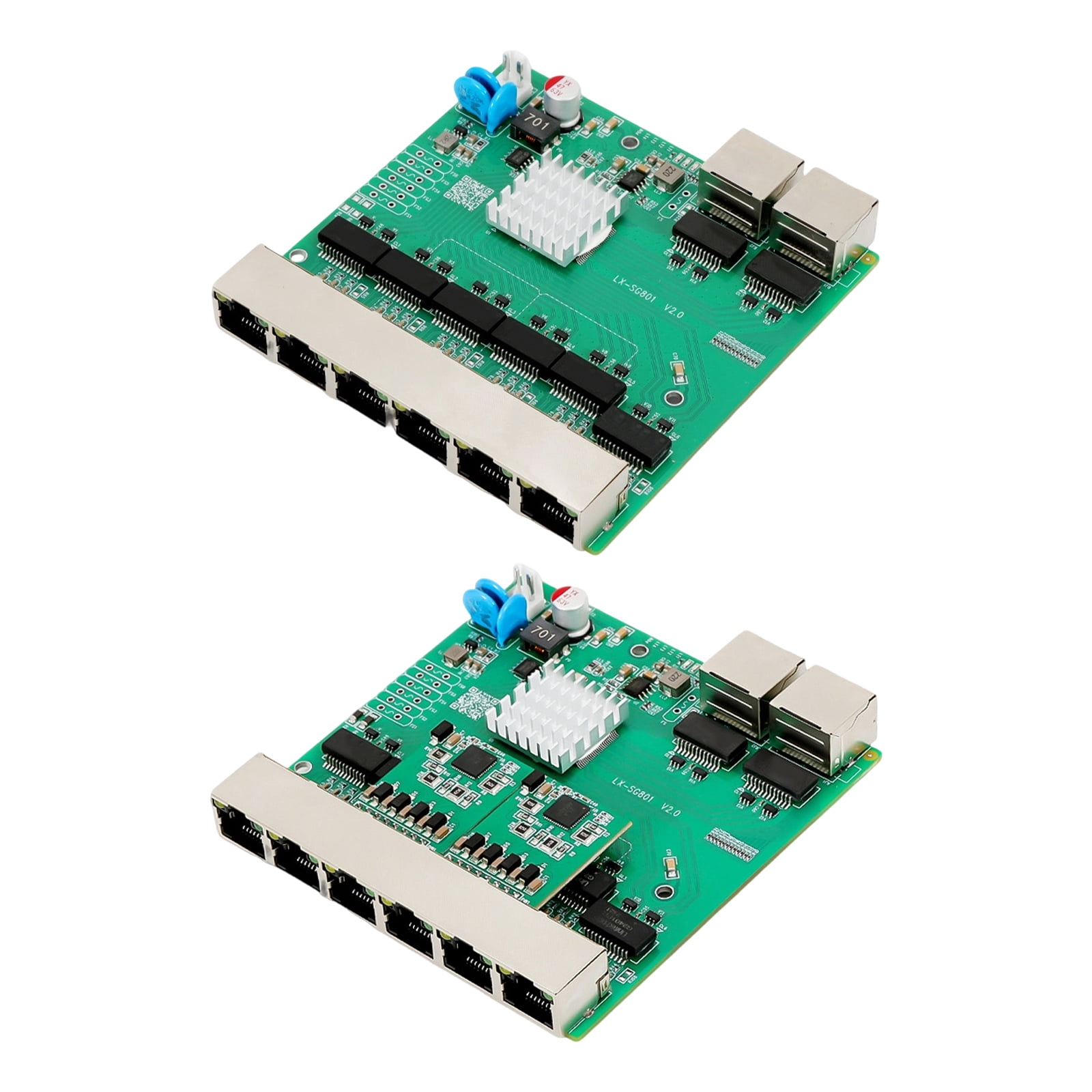 1000M RJ45 8 Port Gigabit Ethernet Networking Switches Supports 10/100/1000Mbps And 48V POEs Power
