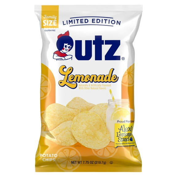 Utz Lemonade Chips 7.75 oz bag