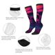 thumbnail image 3 of Balery Purple-Red Skull Calcetines novedosos Calcetines deportivos Calcetines hasta la rodilla Calcetines de algodón Calcetines originales y geniales, 3 of 6