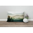 thumbnail image 4 of Mountain and Tree Lumbar Throw Pillow Cover 12x20 Inch Decorative Bedroom Living Room Nature Landscape with Mountain Forest and Lake Rectanglar Cushion Case for Bed Sofa Couch, 4 of 6