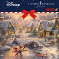thumbnail image 1 of Ceaco Thomas Kinkade Mickey and Minnie Sweetheart Skating 1000-Piece Interlocking Jigsaw Puzzle for Adults Ages 14+, 1 of 6