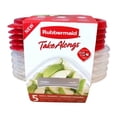 thumbnail image 4 of Hermético Rubbermaid Take Alongs 5 pack con Tapa Roja 238 ml, 4 of 4