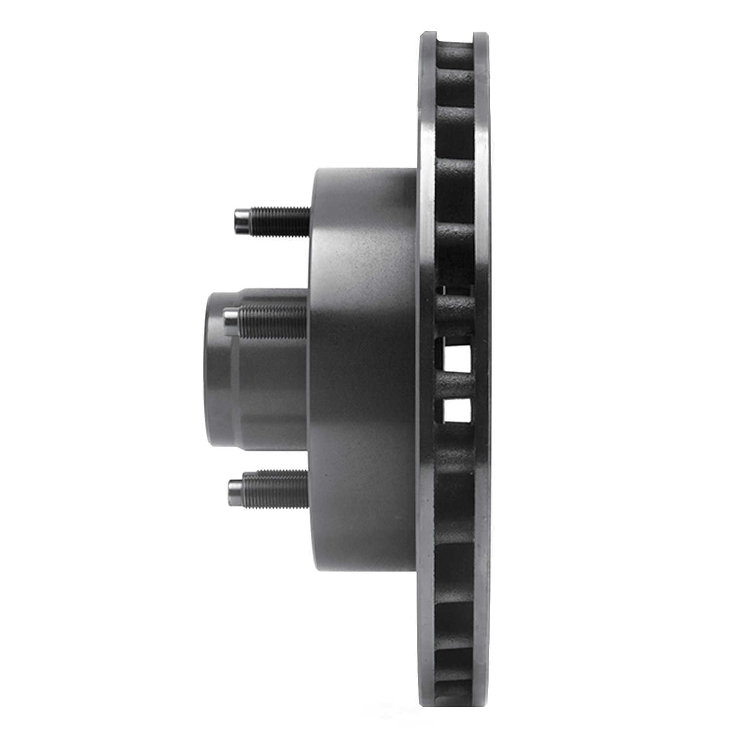 Dynamic Friction Company 633-54138L DFC Brake Rotor - Drilled And Slotted - Black