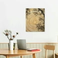 thumbnail image 2 of COMIO  Beige Canvas Wall Art Wood Tree Ring Picture Painting Tree Branches Prints for Farmhouse Cabin Decor, 2 of 4
