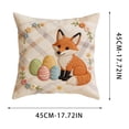 thumbnail image 3 of Exquisite Printed Pillowcases Easter Sofa Cushion Covers Home Decor Cushion Covers Family Pillowcases, 3 of 6