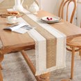thumbnail image 3 of CSChome Table Runner Table Runner Farmhouse Table Runner Short Tassels Super Soft Wear Resistant Long Washable Dinning Table Cover Tablecloth Tablecloth, 3 of 6