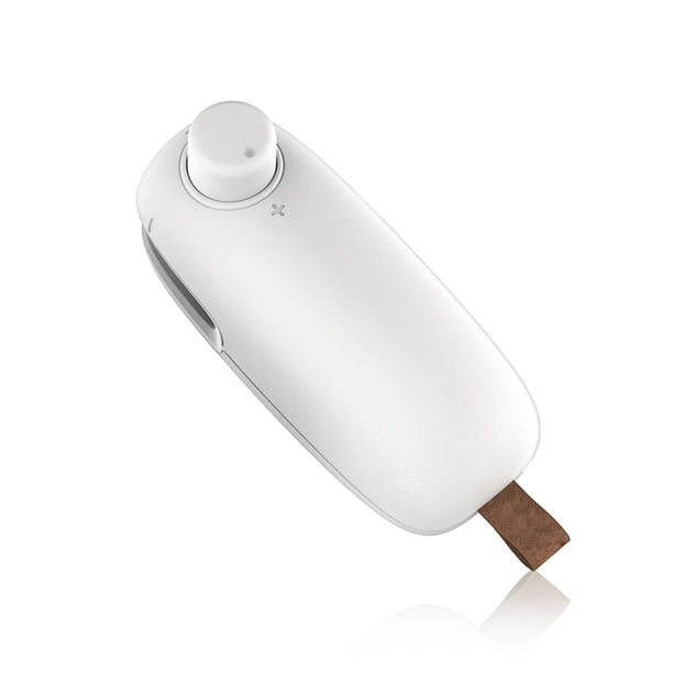 Sellador de alimentos Cocina Presionando Snacks Máquina de sellado de calor Pocket Pocket Pocket Camping Preservación Bolsas de almacenamiento Sello Clip Blanco Methold HA025860-02B
