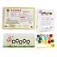 thumbnail image 2 of Montessori Clip Beads Toys Juguete interactivo Educationtoy Reconocer el color de madera para niños en edad preescolar Niños de jardín de infantes Hugo juguetes educativos, 2 of 7