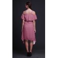 thumbnail image 2 of Bimba Tunique à Épaules Dénudées Imprimée Florale Rose pour Femmes Robe de Soirée Col Rond - Moyen, 2 of 6