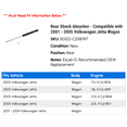 thumbnail image 2 of Rear Shock Absorber - Compatible with 2001 - 2005 Volkswagen Jetta Wagon 2002 2003 2004, 2 of 2