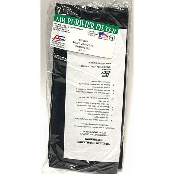 2-Pack Aftermarket Pre Filter For Honeywel Air Cleaners Hrf-B2