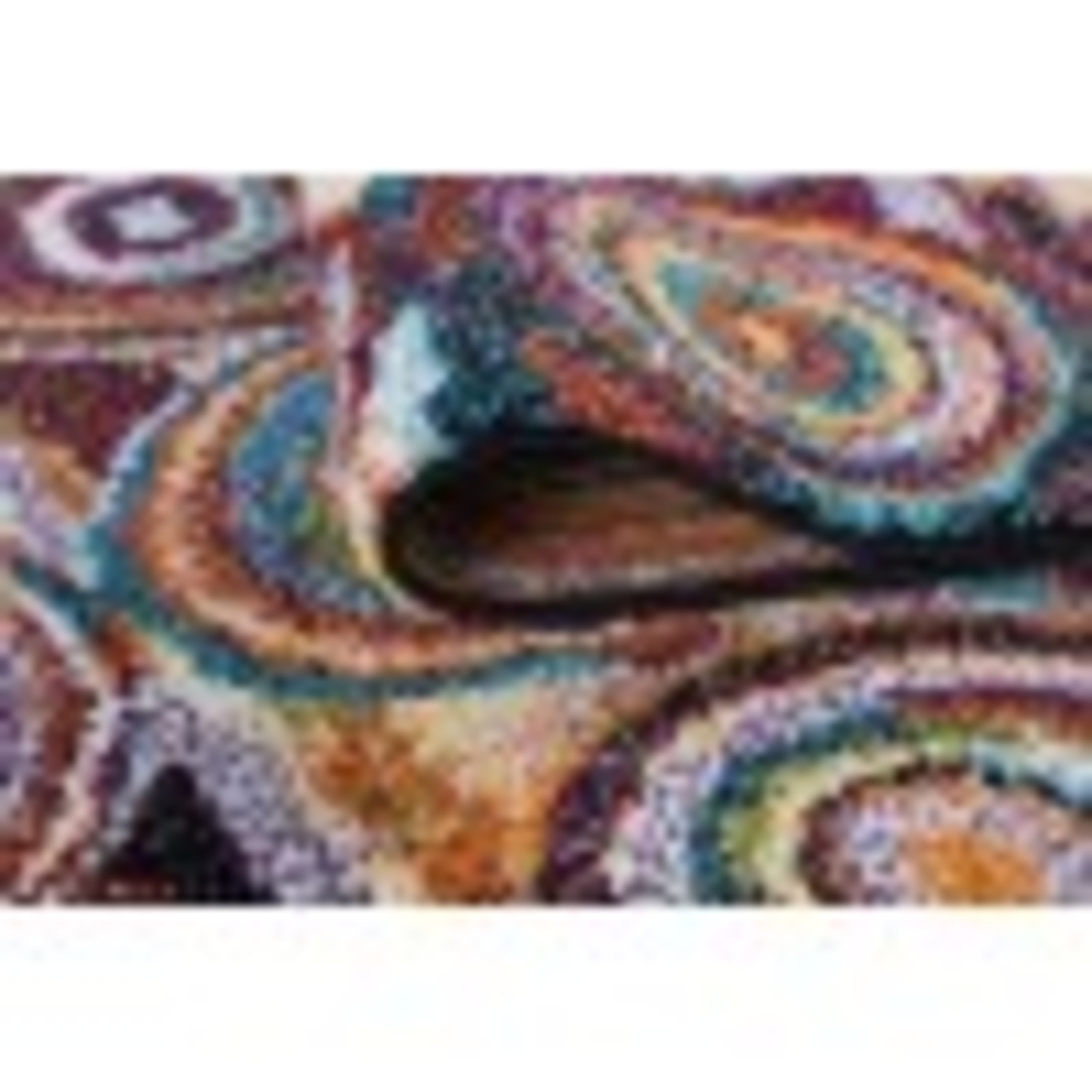 Symphony Contemporary 8' x 10' Multi-Color Polypropylene Indoor Area Rug