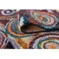thumbnail image 6 of Contemporary 5x8 Area Rug (5'3'' x 7'3'') Circles Multi-Color Living Room Easy to Clean, 6 of 8