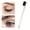Green, variant on Suodoka Eyebrow Brush Wheat Straw Unique Double Head Makeup Eyelash Comb Beauty Tool, 7.1 inches / 18 cm, Red