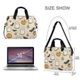 thumbnail image 3 of FORMRS 16" Laptop Bag Carrying Sleeve Case with Handle Travel Shoulder Briefcase, Halloween Cute Ghosts, 3 of 8