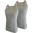 thumbnail image 5 of Different Touch 2 Pack Basic Colors G-Unit Tank Tops for Men, 5 of 5
