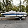 thumbnail image 6 of Budge 600 Denier Center Console V-Hull Mooring Boat Cover, Waterproof and UV Resistant, Size BTCCV-5: 18'-20' Long, 106" Beam, 6 of 9