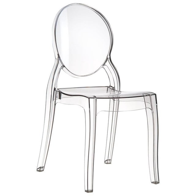 Compamia Elizabeth Polycarbonate Patio Dining Chair in Clear