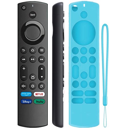 UORLEN Replacement Remote Control for All Insignia /Toshiba /Pioneer TV, AMZ Omni TV/4-Series Smart TVs, with 4 Shortcut Keys (Not for TV Stick and Box),with Silicone Case