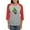 Heather/Red, variant on CafePress - Power Rangers Pink Ranger Women's Baseball T Shirt - Womens Baseball Tee