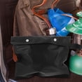 thumbnail image 1 of Homoyoyo 2Pcs Lightweight Eva Raincoat Storage Pouch with Strap Black Portable Raincoat Organizer, 1 of 8