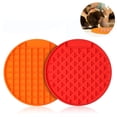 thumbnail image 2 of Lick Mat for Dogs Large Size 2pcs, Dog Washing Distraction Device, Peanut Butter Lick Pad with Strong Suction for Bathing, Grooming and Training, 2 of 9