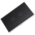 thumbnail image 4 of Interruptor de pantalla táctil WIFI de un solo círculo para Alexa Google de 2 vías CA 90° negro Nikou, 4 of 15