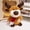 Elk, variant on Gingerbread Man Plush Toy, Soft Stuffed Cookie Doll with Bow Tie, Cute Christmas Holiday Decor & Gift for Kids