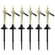 thumbnail image 2 of Vela Solar Ganfancp Lámpara de Enchufe de Tierra Céspedes Al Aire Libre Jardín Decoración Led Solar Largo Polo 6Pcs, 2 of 7