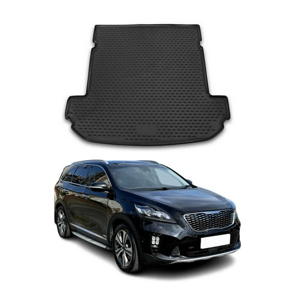 OMAC Cargo Mats Liner for Kia Sorento 2016-2020 Waterproof TPE Black