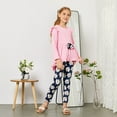 thumbnail image 2 of PatPat Kid Girl Long Sleeve T-Shirt and Flower Legging 2Pcs Outfit Set Size 4-12, 2 of 6