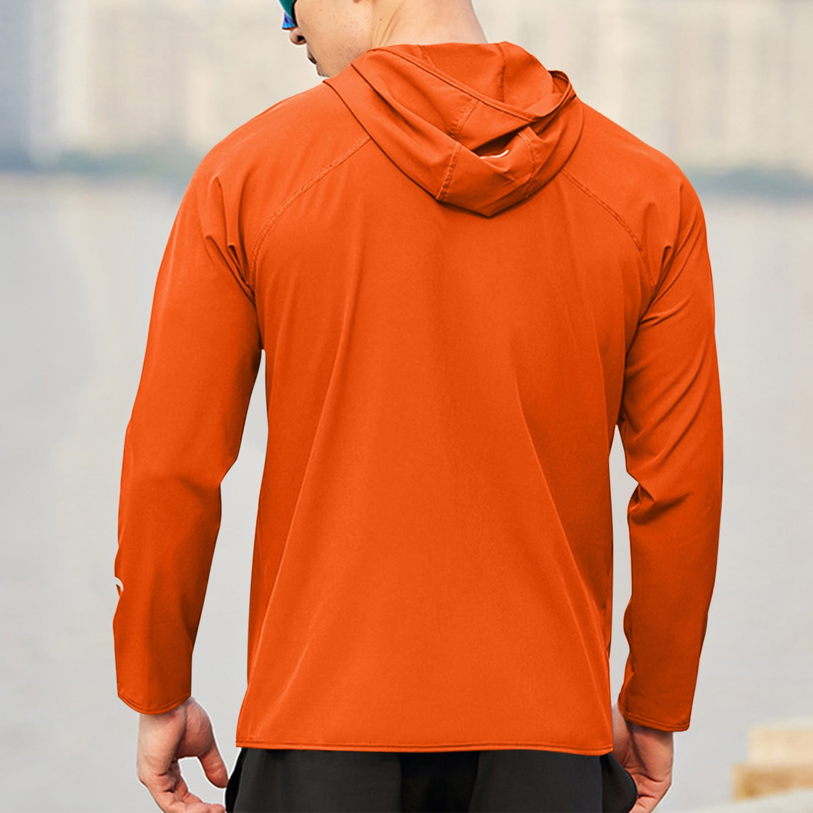 JGGSPWM Men's and Women's Summer Solid Color Ice Silk Breathable