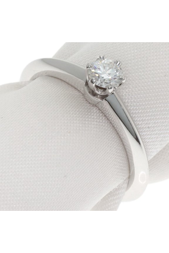 Pre-Owned Tiffany & Co. Solitaire Diamond Ring, Platinum PT950, Women's.