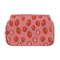 thumbnail image 2 of Disketp Red Strawberry Estuche de Lápices de Doble Capa con Tapa Abatible y Cremallera, Organizador Escolar para Adolescentes y Adultos, 2 of 7