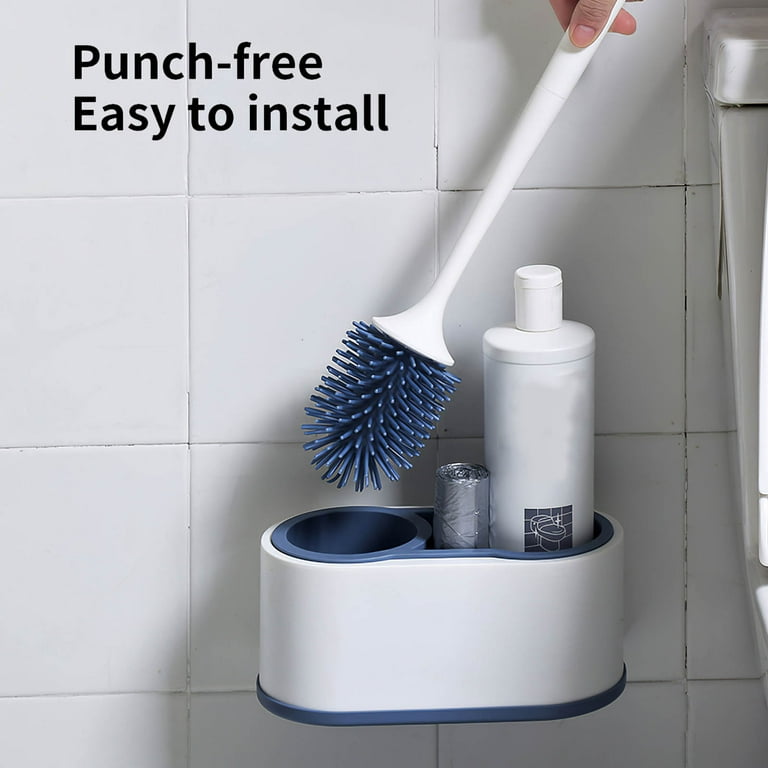 FANCY Toilet Brush with Holder Modern Toilet Bowl Cleaning Set