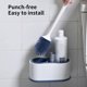 thumbnail image 5 of Escobilla De Inodoro Con Soporte Juego De Limpieza De Inodoro Moderno Juego De Cepillo Y Soporte De Limpieza De Inodoro Resistente Para Baño Baño Hogar Guardurnaity HA027621-01, 5 of 6
