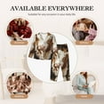 thumbnail image 7 of Vsdgher Rustic Cow Butterflies Champagne Pajamas Set Long Sleeve Sleepwear Womens Button Down Nightwear Pj Sets-XX-Large, 7 of 7