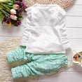 thumbnail image 4 of Conjuntos de ropa y pantalones de algodón casual para bebés niñas, ideales para otoño., 4 of 9