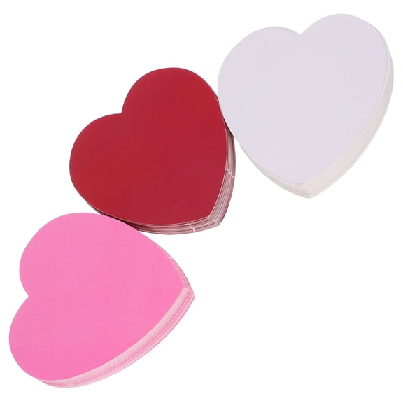 HONMEET Cutouts Set, Colored Heart Shapes Assorted Colors for Valentine’s Day Crafts, Messages, and Decorations